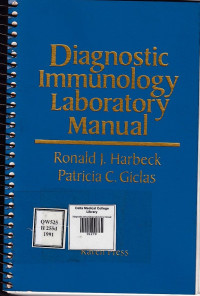 Image of Diagnostic immunology laboratory manual