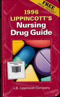 Image of Lippincott's nursing drug guide