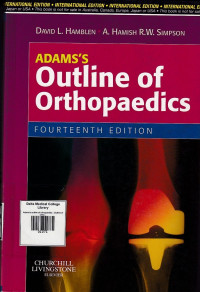 Image of Adams's outline of orthopaedics : Outline of orthopaedics