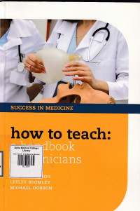 Image of How to teach : a handbook for clinicians