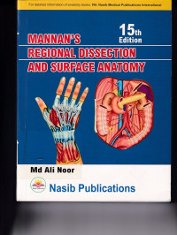 Image of Mannan’s Regional dissection and surface anatomy.