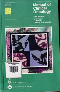 Image of Manual of clinical oncology