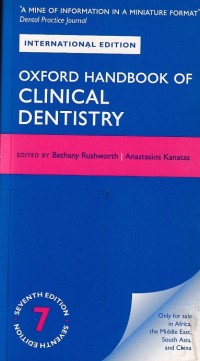 Image of Oxford handbook of clinical dentistry.