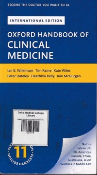 Image of Oxford handbook of clinical medicine.