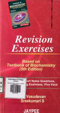 Image of Revision exercises : based on textbook biochemistry