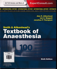 Image of Smith and Aitkenhead's textbook of anaesthesia.