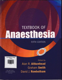 Image of Textbook of anaesthesia
