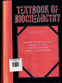 Image of Textbook of biochemistry